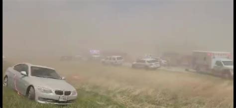 'Multiple fatalities' after Illinois dust storm causes multi-vehicle pileup